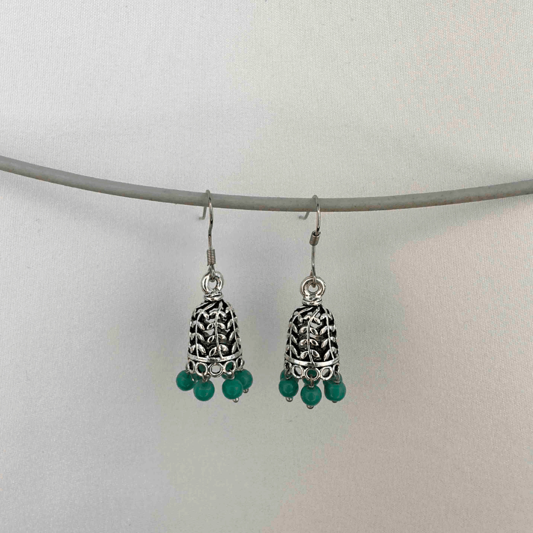 Isha Tubular Earring Green