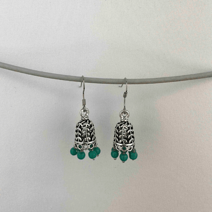 Isha Tubular Earring Green