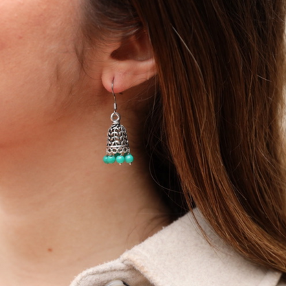 Isha Tubular Earring Green