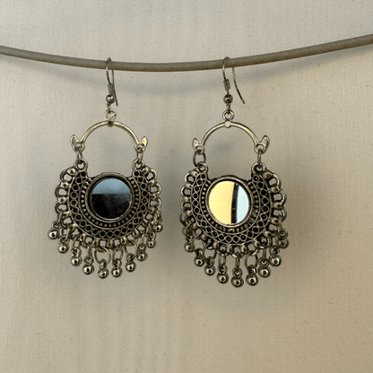 Dazzling Mirror Danglers