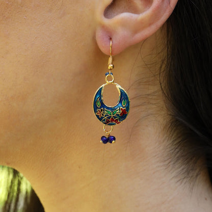 Chand Earring Blue