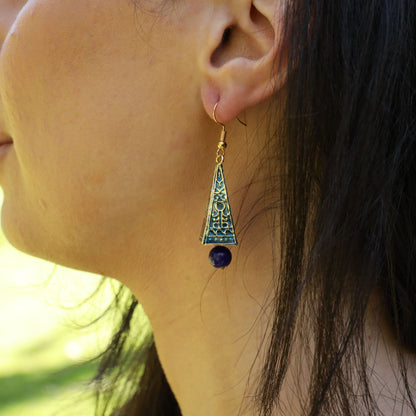 Maya Earring Ocean Blue