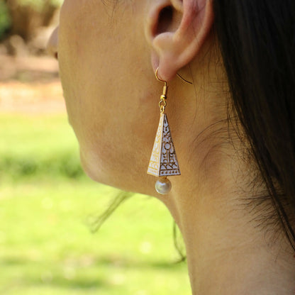 Maya Earring White