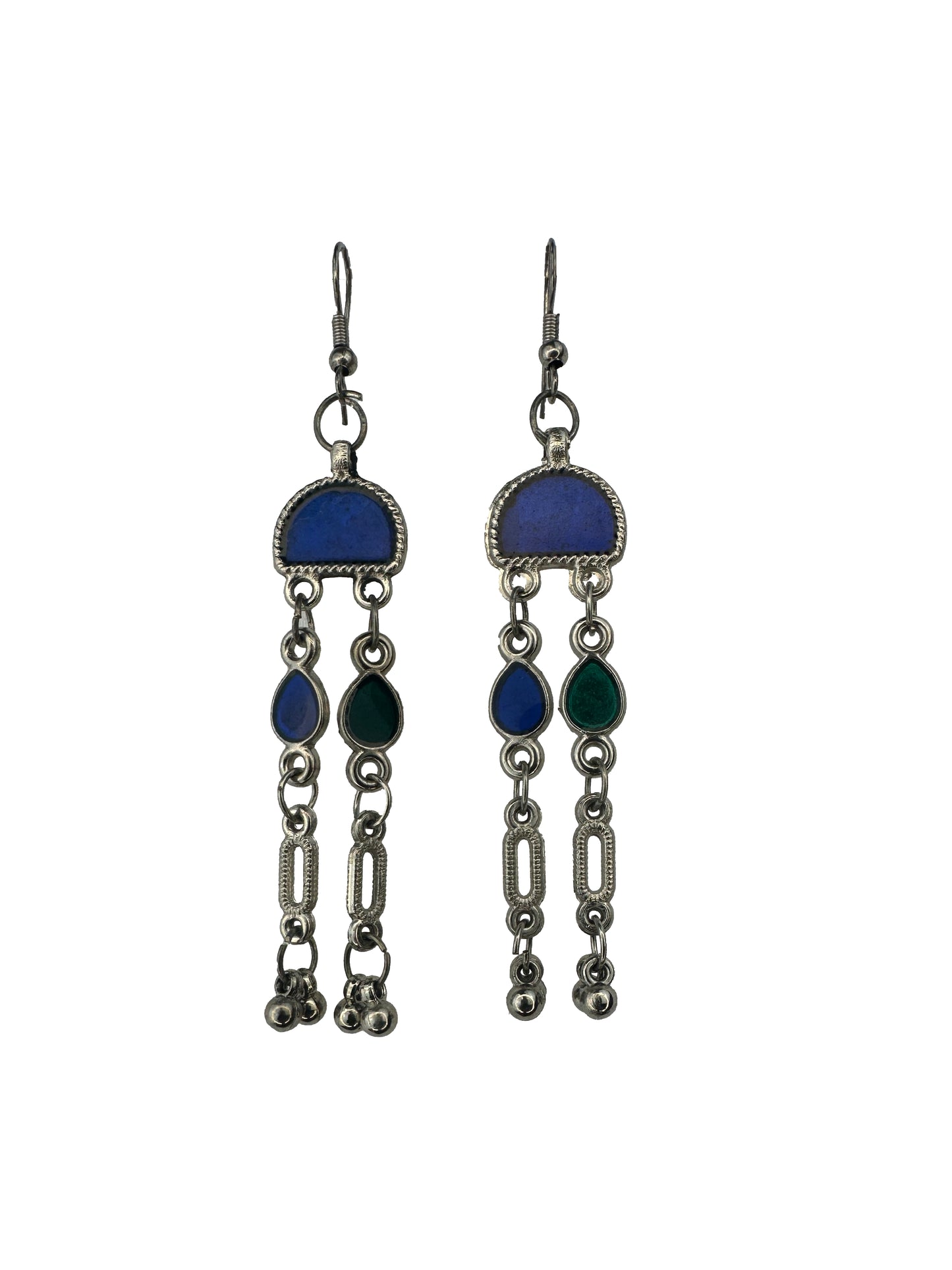 Diya Charm Earring Blue