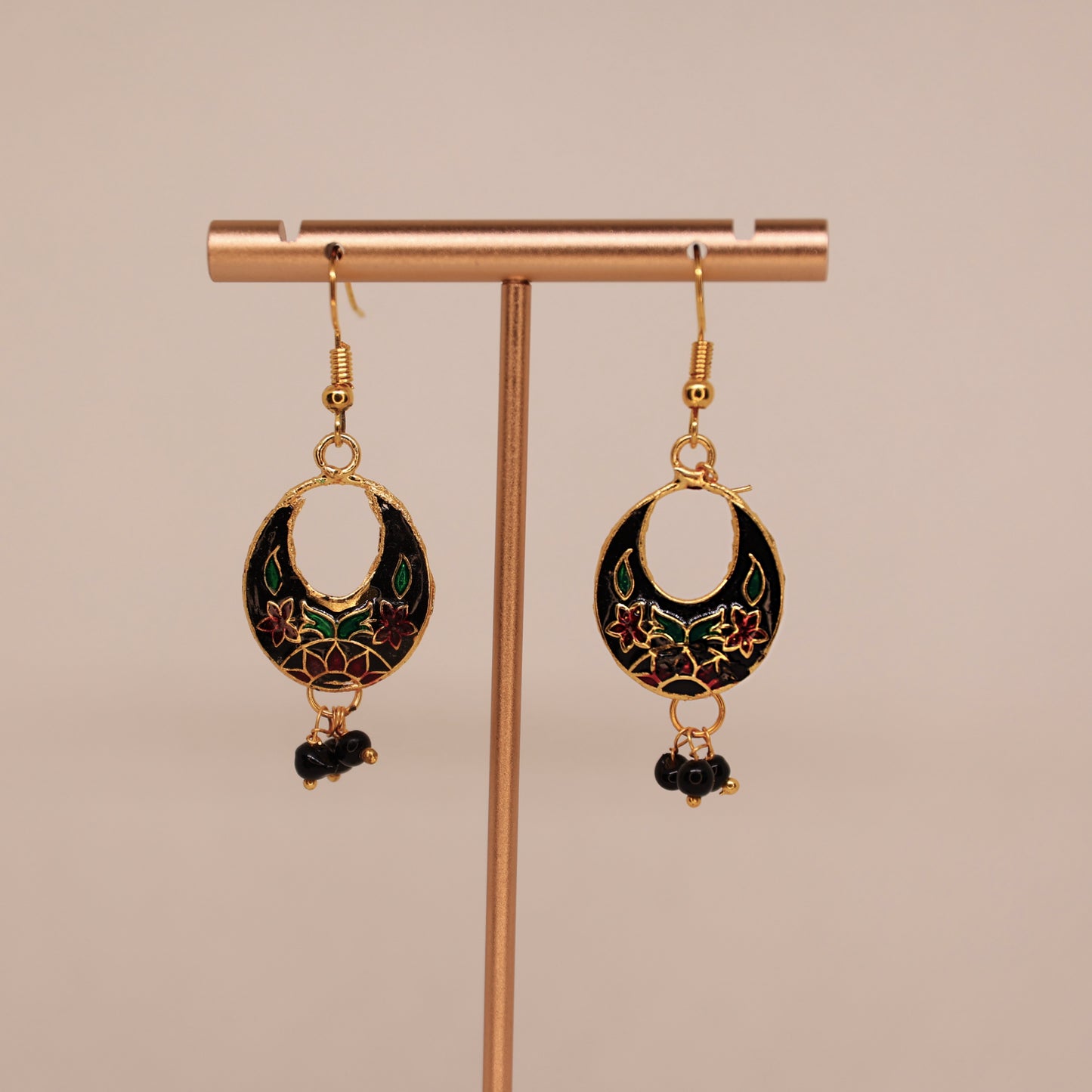 Chand Earring Black