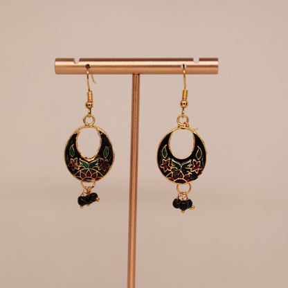 Chand Earring Black