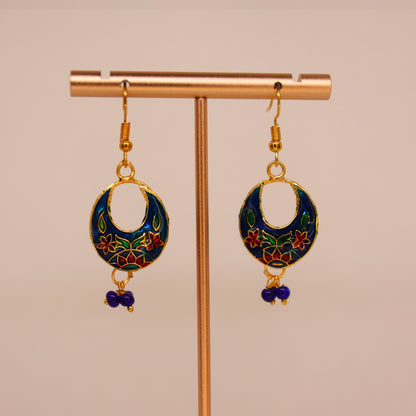 Chand Earring Blue