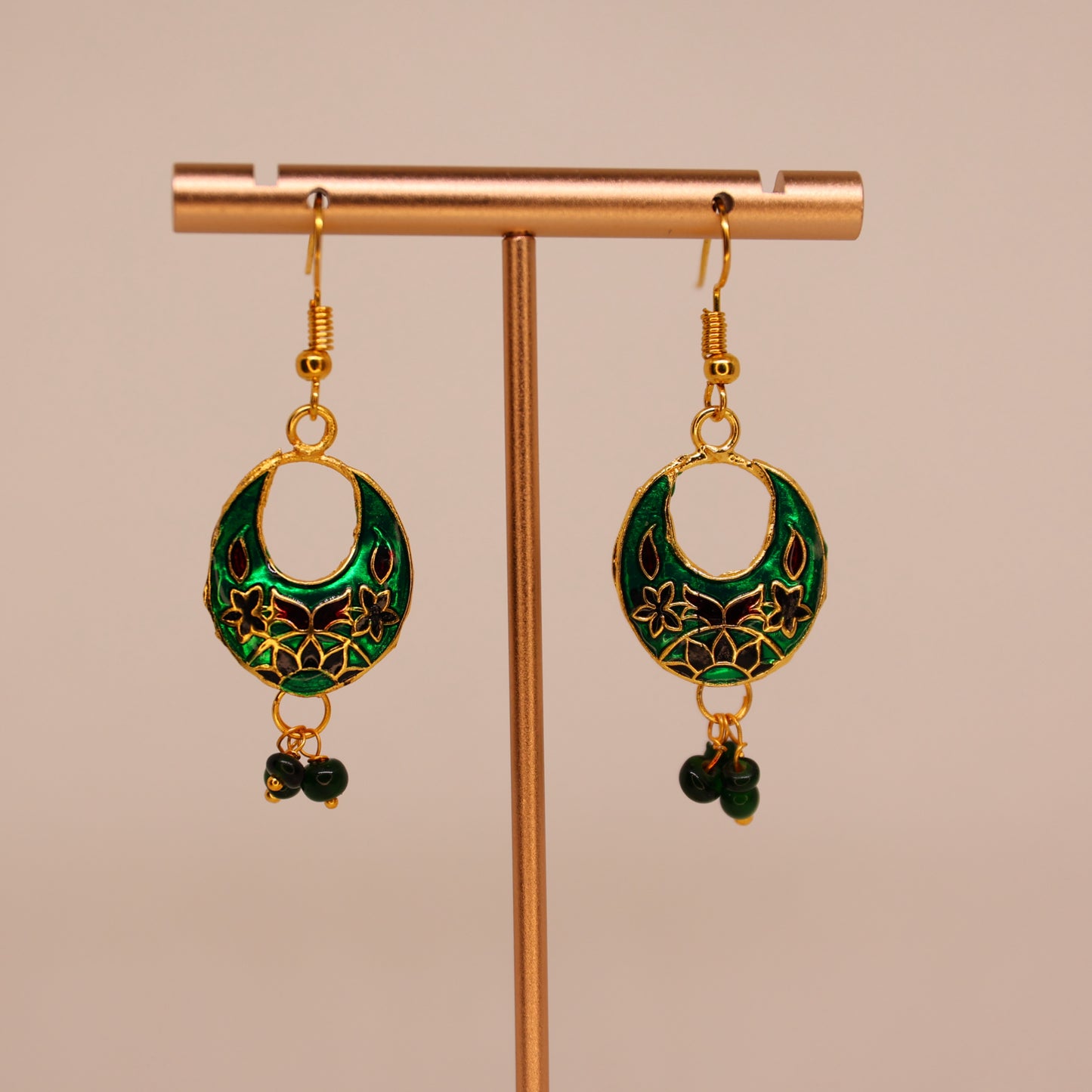 Chand Earring Green