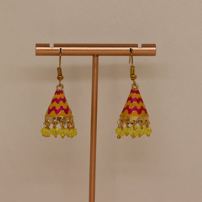 Anya Earring Pink and Yellow